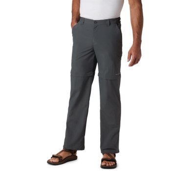 Columbia Muške Hlače - PFG Blood 'N Guts III Convertible Big Tamno Sive | TQBG-73915